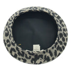 Dior Leopard Beret Gray 58 Hat — view 4