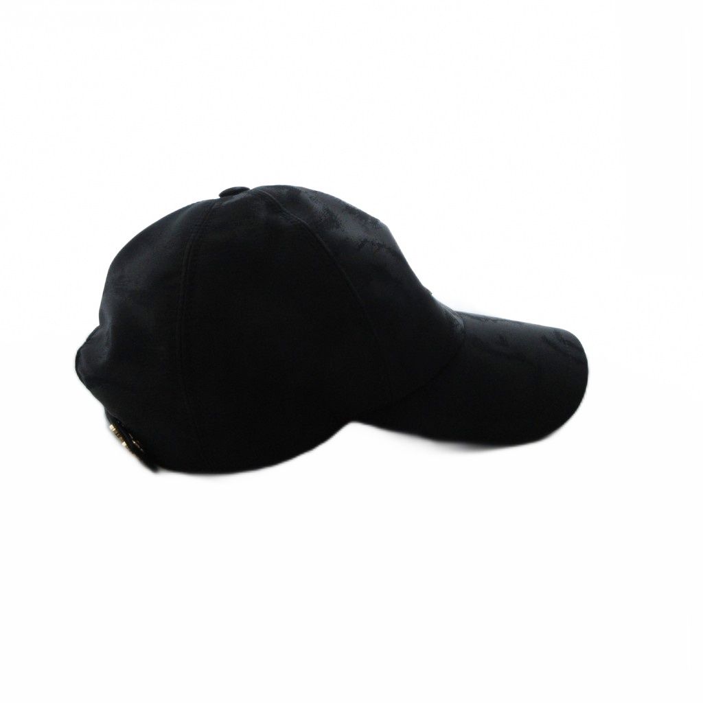 Dior D-player Baseball Cap Hat Logo All Over Print Black — view 5