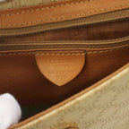 Celine Macadam Handbag Canvas Beige — view 5