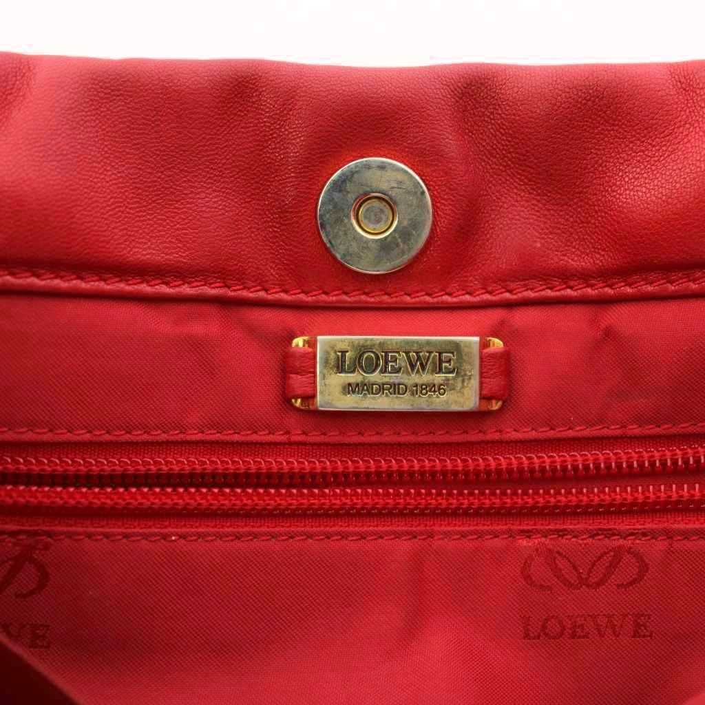 Loewe Vintage Anagram Shoulder Bag Leather — view 5