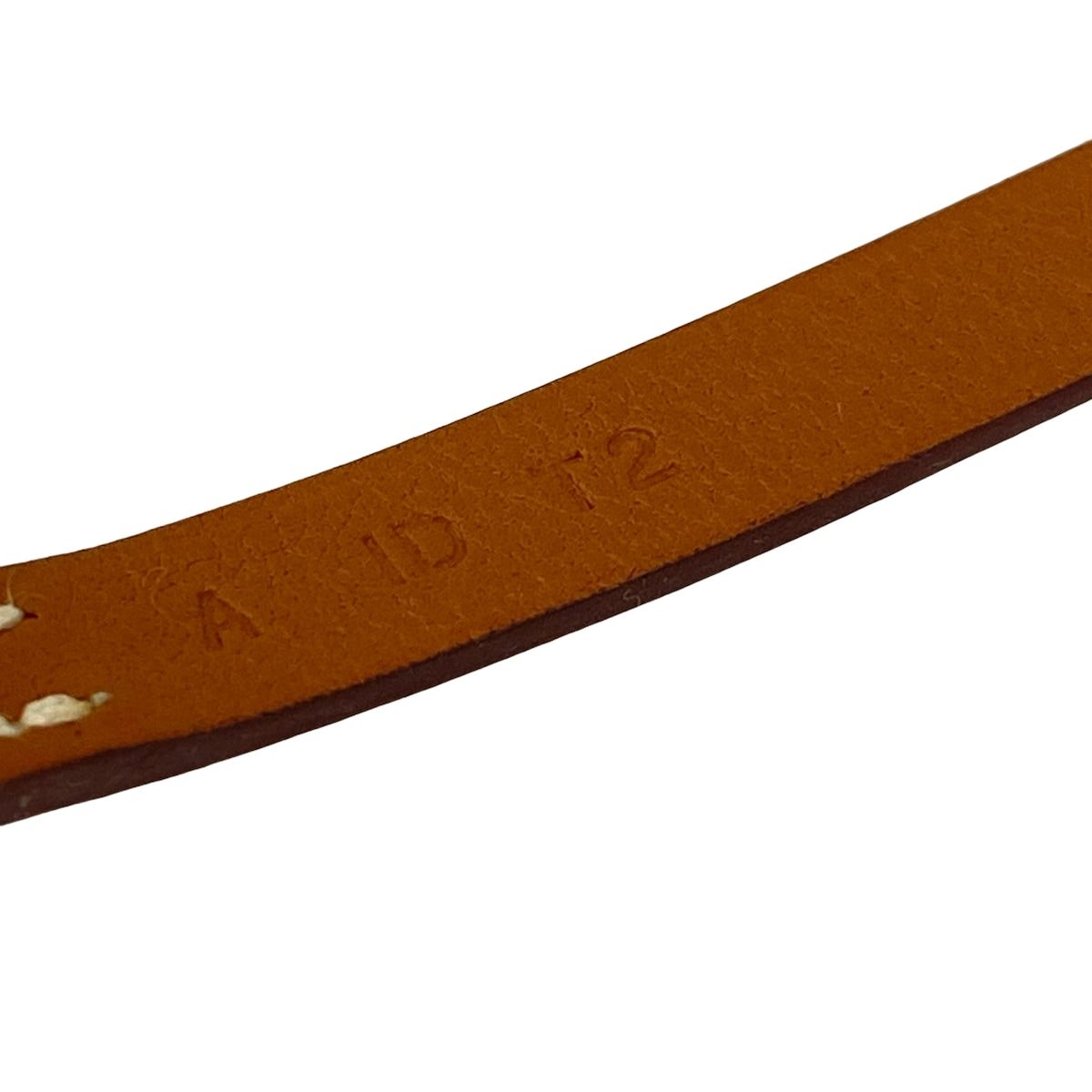 Hermes Bracelet Etelier Leather Light Brown — view 5