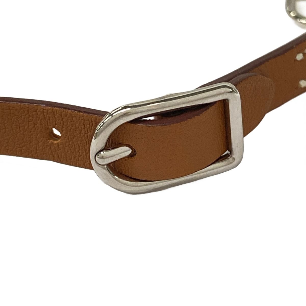 Hermes Bracelet Etelier Leather Light Brown — view 4