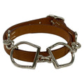 Hermes Bracelet Etelier Leather Light Brown