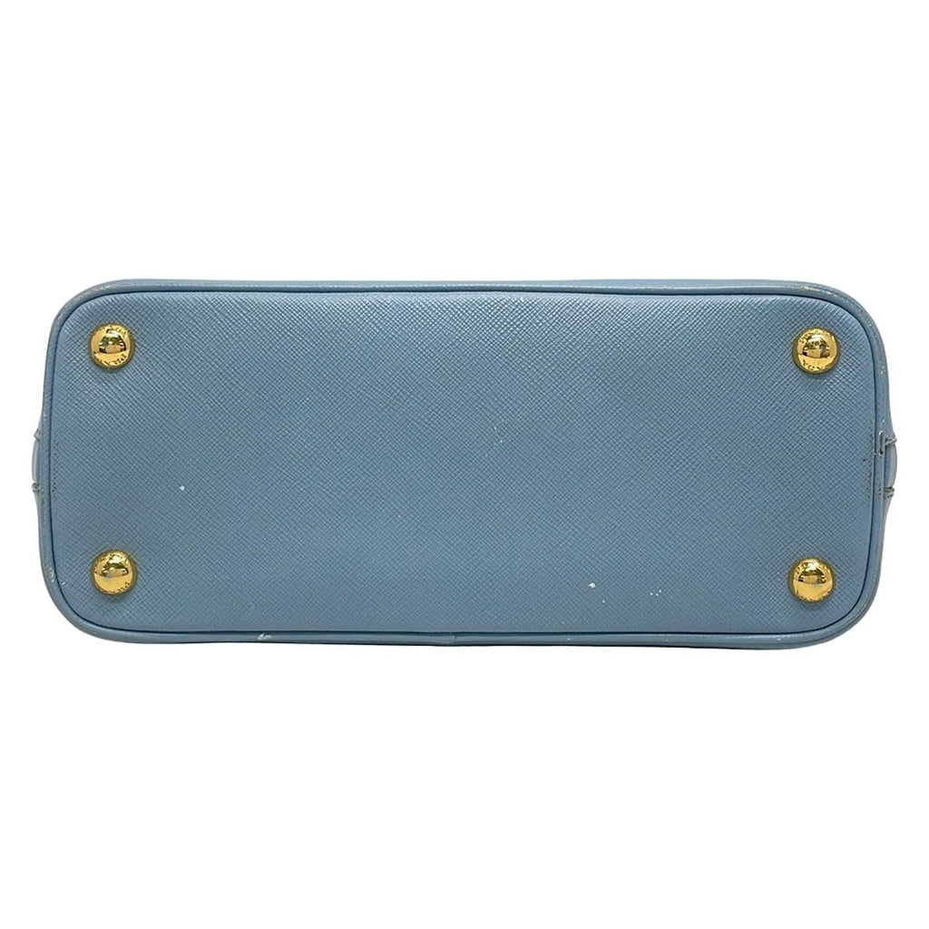Prada Handbag Promenade Light Blue Leather — view 5