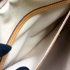 Louis Vuitton Reporter PM Monogram Brown Shoulder Bag Gold — view 6