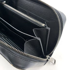 Louis Vuitton Zippy XL Monogram Eclipse Black Zip Around Wallet Silver — view 8