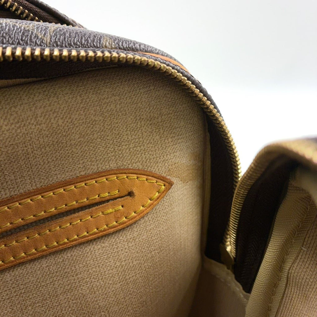 Louis Vuitton Reporter PM Monogram Leather Brown Shoulder Bag Gold — view 7