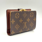 Louis Vuitton Porte Monnaie Billets Monogram Brown Bifold Wallet Gold Coin Purse — view 2