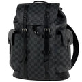 Louis Vuitton Christopher MM Backpack Damier Graphite Noir
