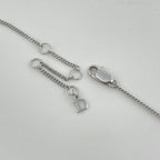Dior Necklace Star Motif Silver Plated Rhinestone — view 3