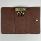 Louis Vuitton Multicles 4 Key Case Key Holder Key Hook Monogram Brown Keychain — view 5