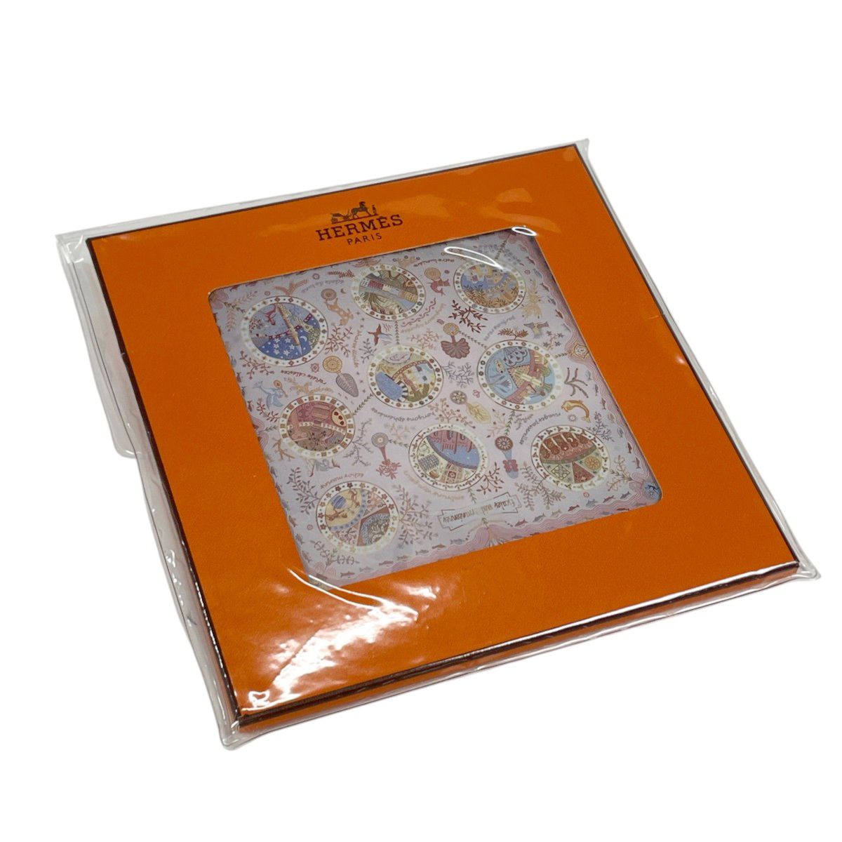 Hermes Carre 90 Escales Mediterraneennes Scarf Mediterranean Port Town Silk — view 6