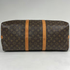 Louis Vuitton Keepall Bandouliere 50 Boston Bag 2-Way Monogram Brown — view 2