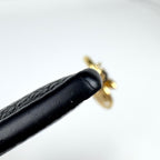 Louis Vuitton Card Case LV Charm Monogram Empreinte Noir — view 3
