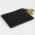 Louis Vuitton Card Case LV Charm Monogram Empreinte Noir — view 2