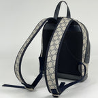 Gucci Backpack Ophidia GG Small Sherry Line Web Supreme Navy — view 2