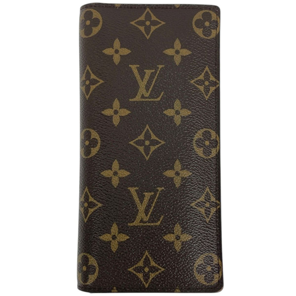 Louis Vuitton Portefeuille Brazza Wallet Bifold Monogram Brown