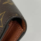 Louis Vuitton Portefeuille Brazza Wallet Bifold Monogram Brown — view 3