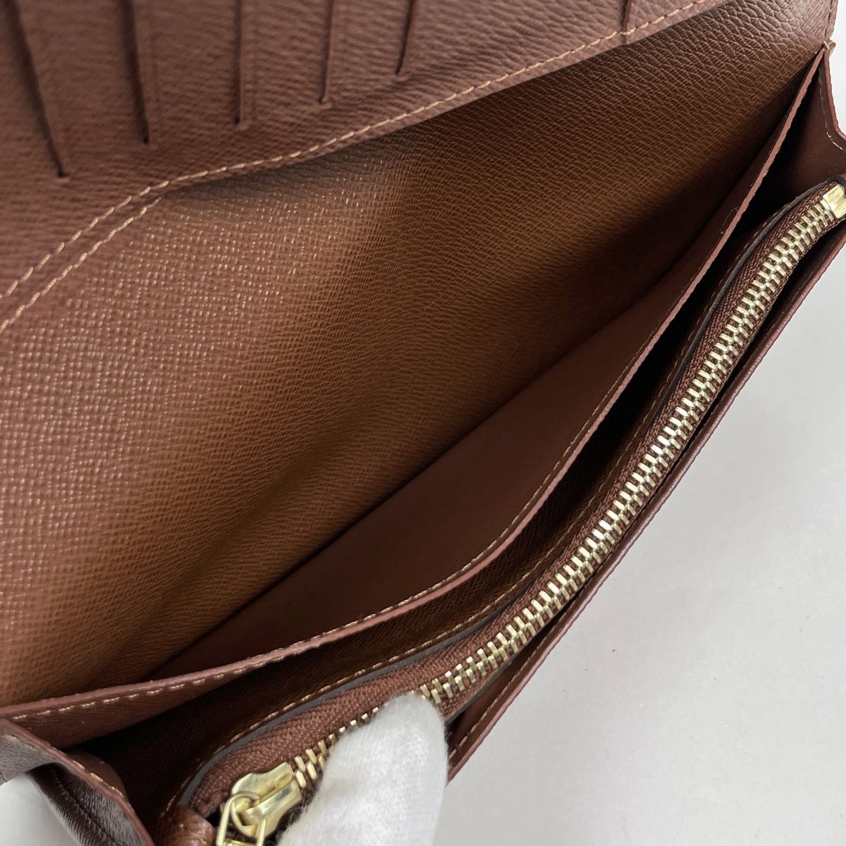 Louis Vuitton Portefeuille Brazza Wallet Bifold Monogram Brown — view 5