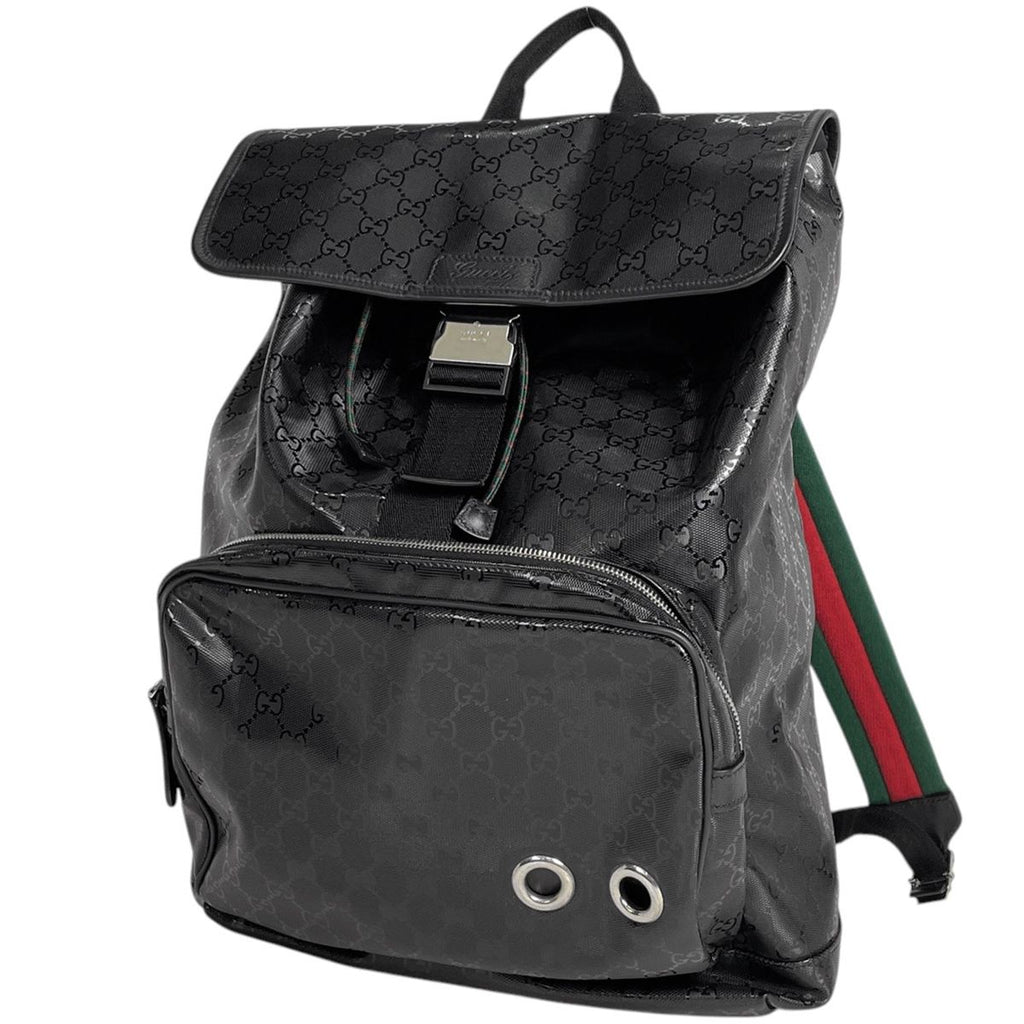 Gucci Backpack GG Supreme Pattern Black