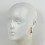 Chanel Earrings Swing Ball Sphere Gold Plated — view 6