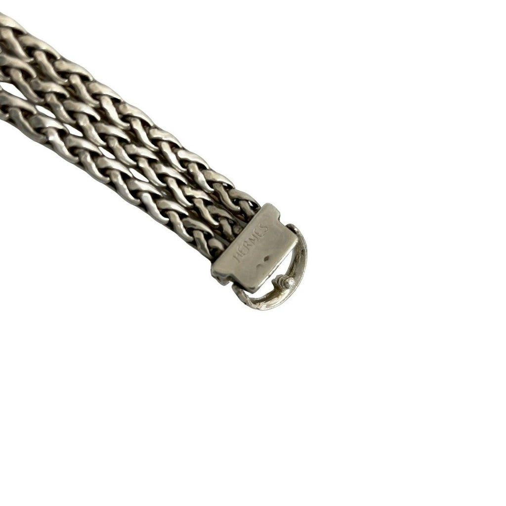 Hermes Vintage Diane 925 Sterling Silver Bracelet Bangle — view 2