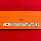 Hermes Vintage Diane 925 Sterling Silver Bracelet Bangle