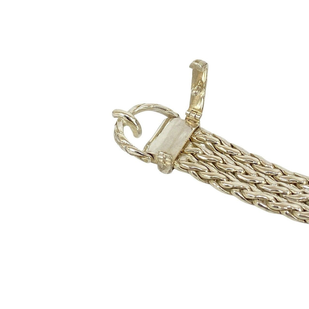 Hermes Vintage Diane 925 Sterling Silver Bracelet Bangle — view 3
