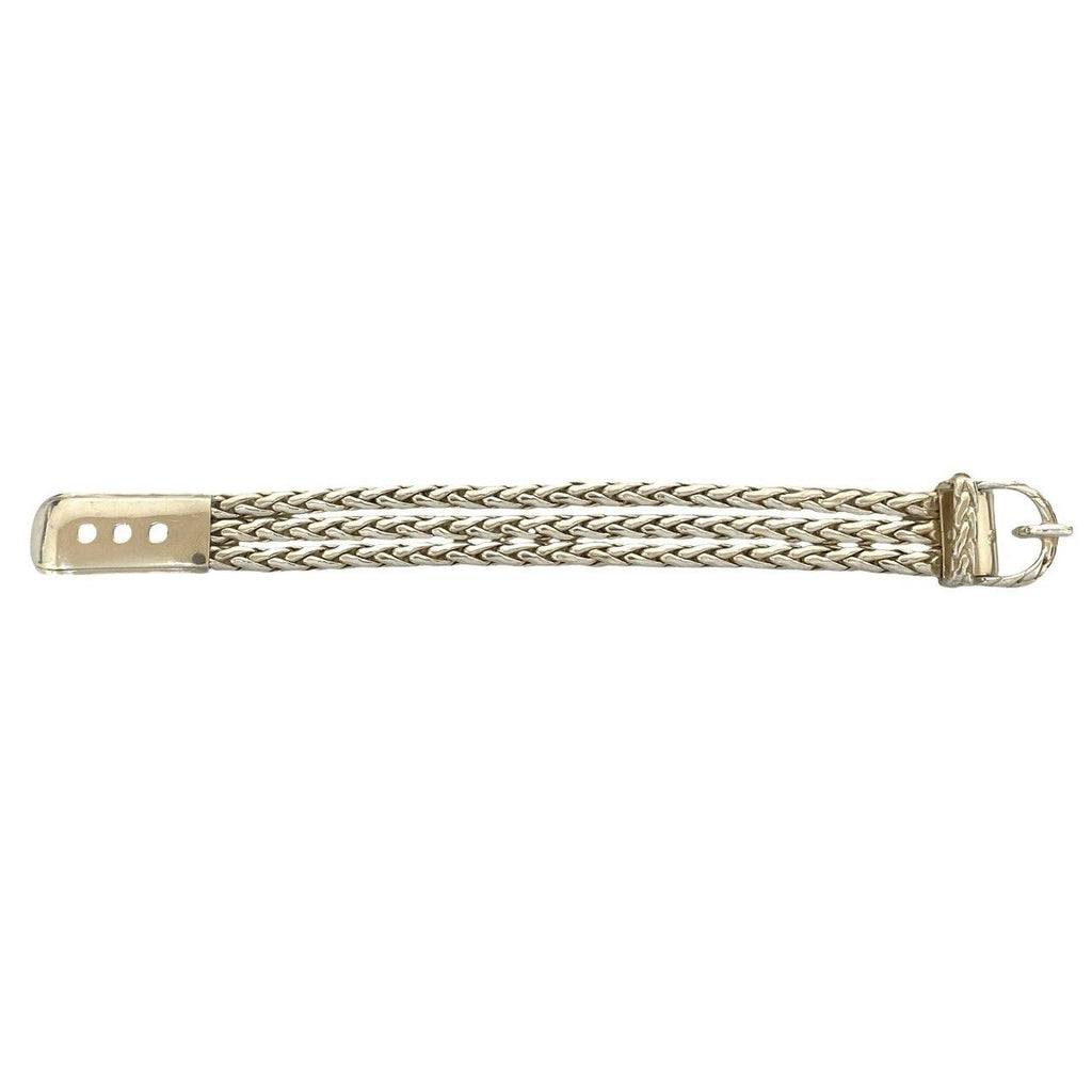 Hermes Vintage Diane 925 Sterling Silver Bracelet Bangle — view 4
