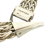 Hermes Vintage Diane 925 Sterling Silver Bracelet Bangle — view 2