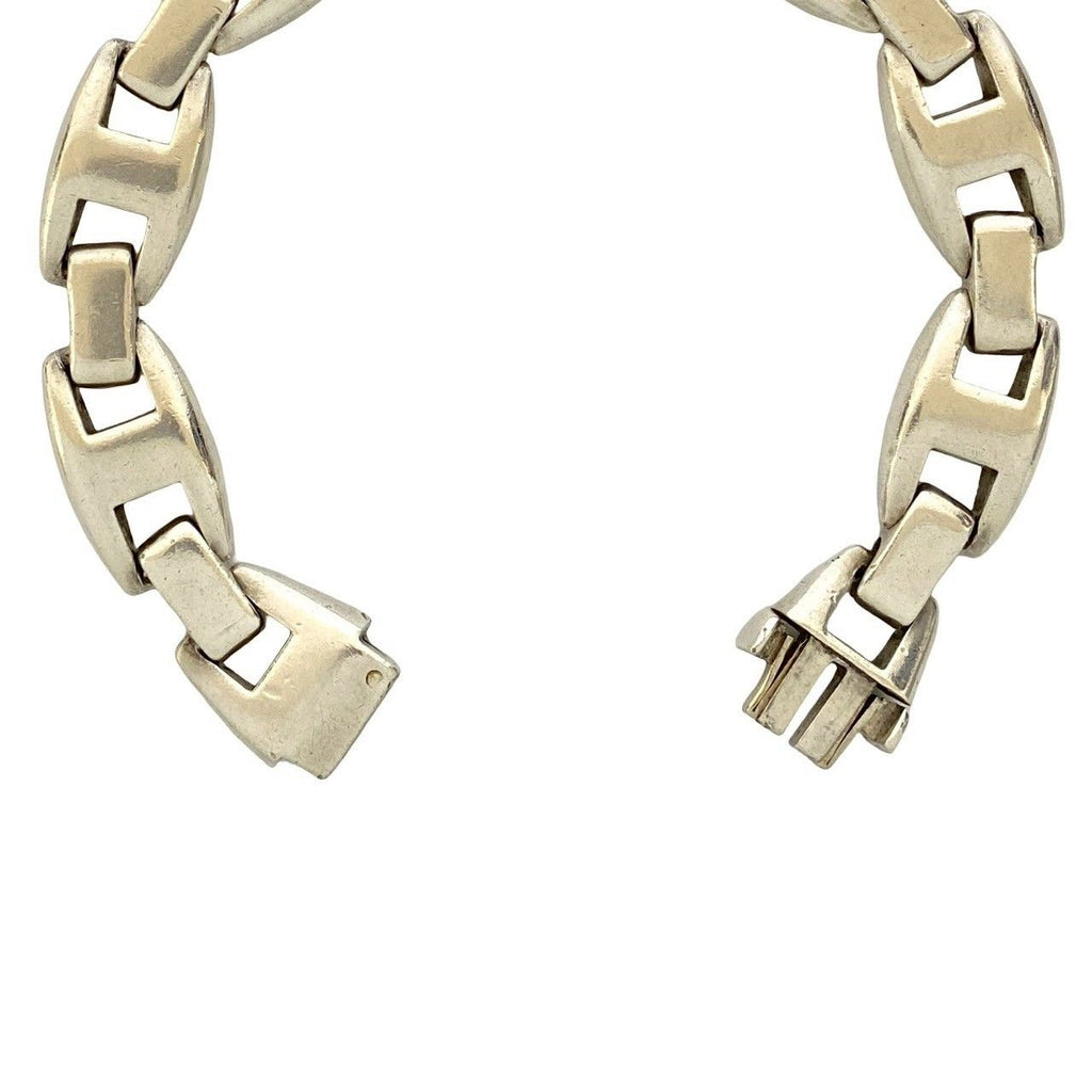 Hermes Cassiopeia 925 Sterling Silver Bracelet Bangle — view 3