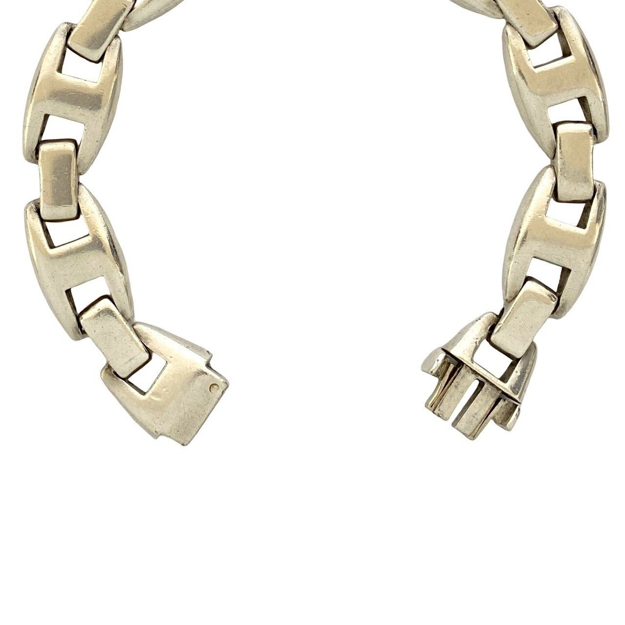 Hermes Cassiopeia 925 Sterling Silver Bracelet Bangle — view 3