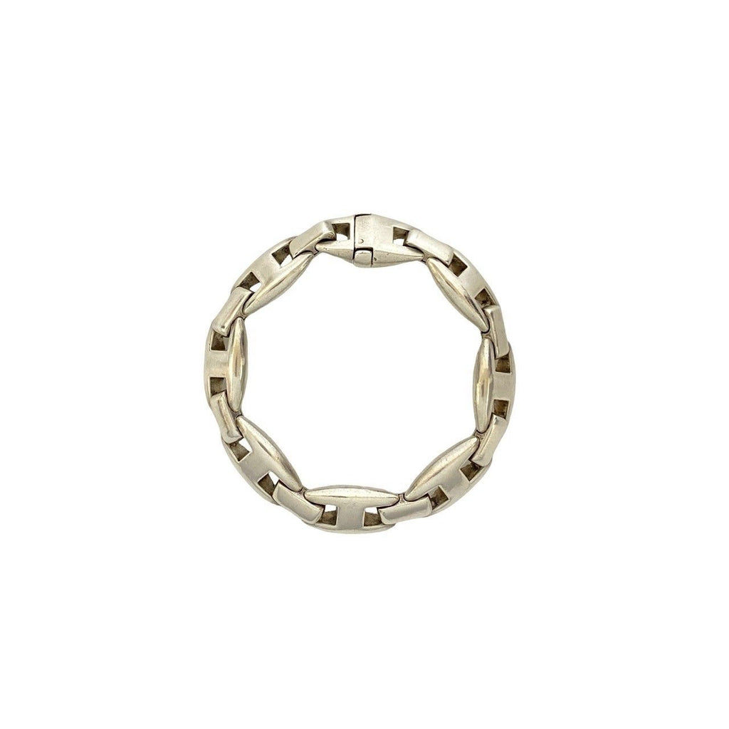 Hermes Cassiopeia 925 Sterling Silver Bracelet Bangle — view 4