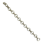 Hermes Vintage Silver 800 Chain Bracelet Bangle — view 5