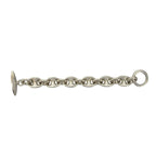 Hermes Neptune Bracelet 925 Sterling Silver Chain Bangle — view 4