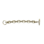 Hermes Neptune Bracelet 925 Sterling Silver Chain Bangle — view 5