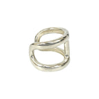 Hermes Osmose 925 Sterling Silver Bangle Bracelet — view 3