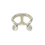 Hermes Osmose 925 Sterling Silver Bangle Bracelet — view 5