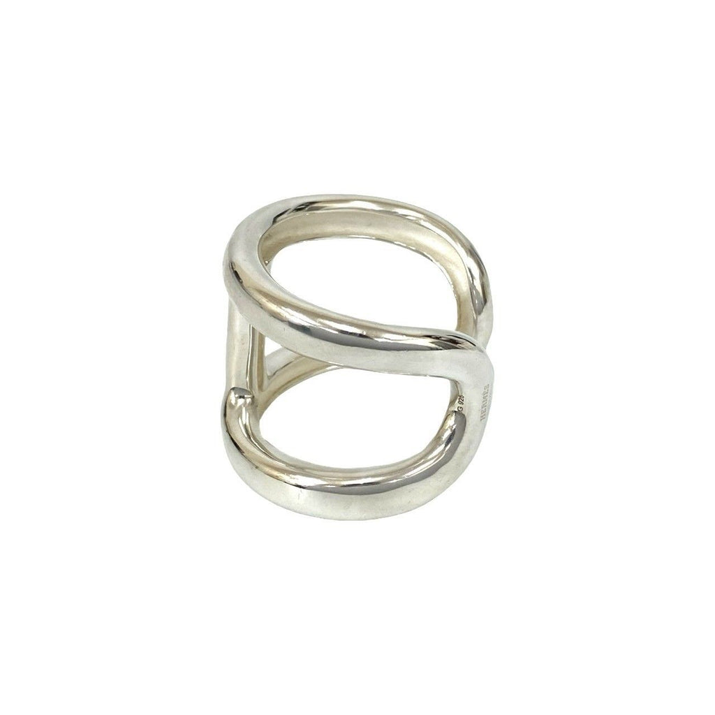 Hermes Osmose 925 Sterling Silver Bangle Bracelet — view 2