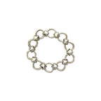 Hermes Vintage Lancelot Bracelet 925 Sterling Silver Bangle — view 6