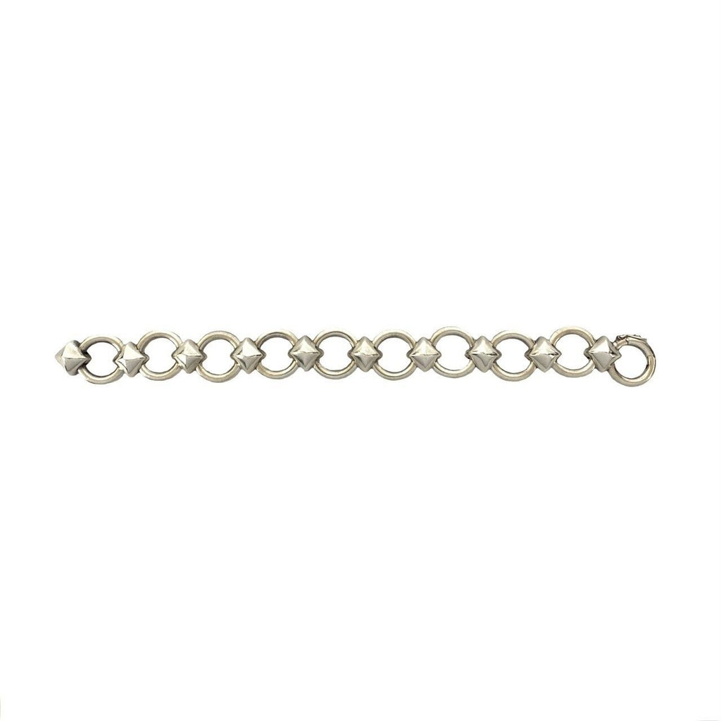 Hermes Vintage Lancelot Bracelet 925 Sterling Silver Bangle — view 4