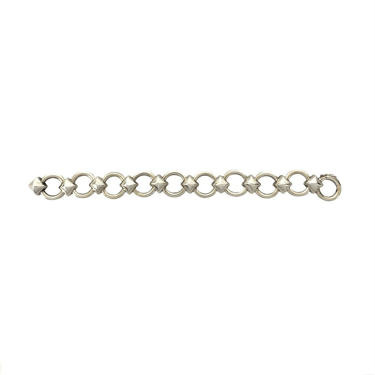 Hermes Vintage Lancelot Bracelet 925 Sterling Silver Bangle — view 4