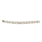 Hermes Vintage Gate Motif Bracelet 925 Sterling Silver Bangle — view 6