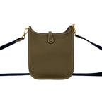Hermes Evelyne TPM 16 Amazone Taurillon Clemence Leather Shoulder Bag Etoupe — view 3