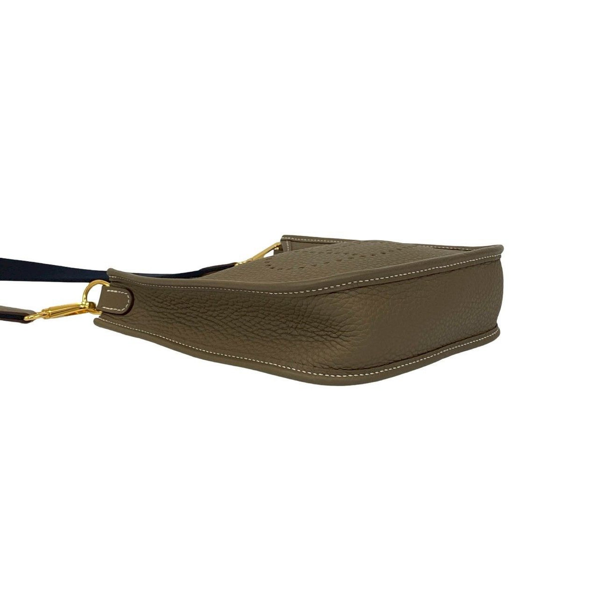 Hermes Evelyne TPM 16 Amazone Taurillon Clemence Leather Shoulder Bag Etoupe — view 7