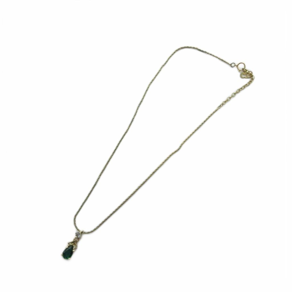 Dior Pendant Logo Gold Necklace — view 3