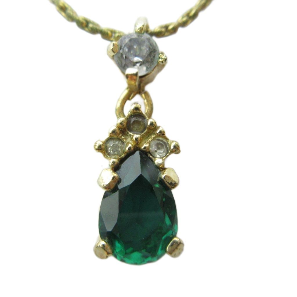 Dior Pendant Logo Gold Necklace