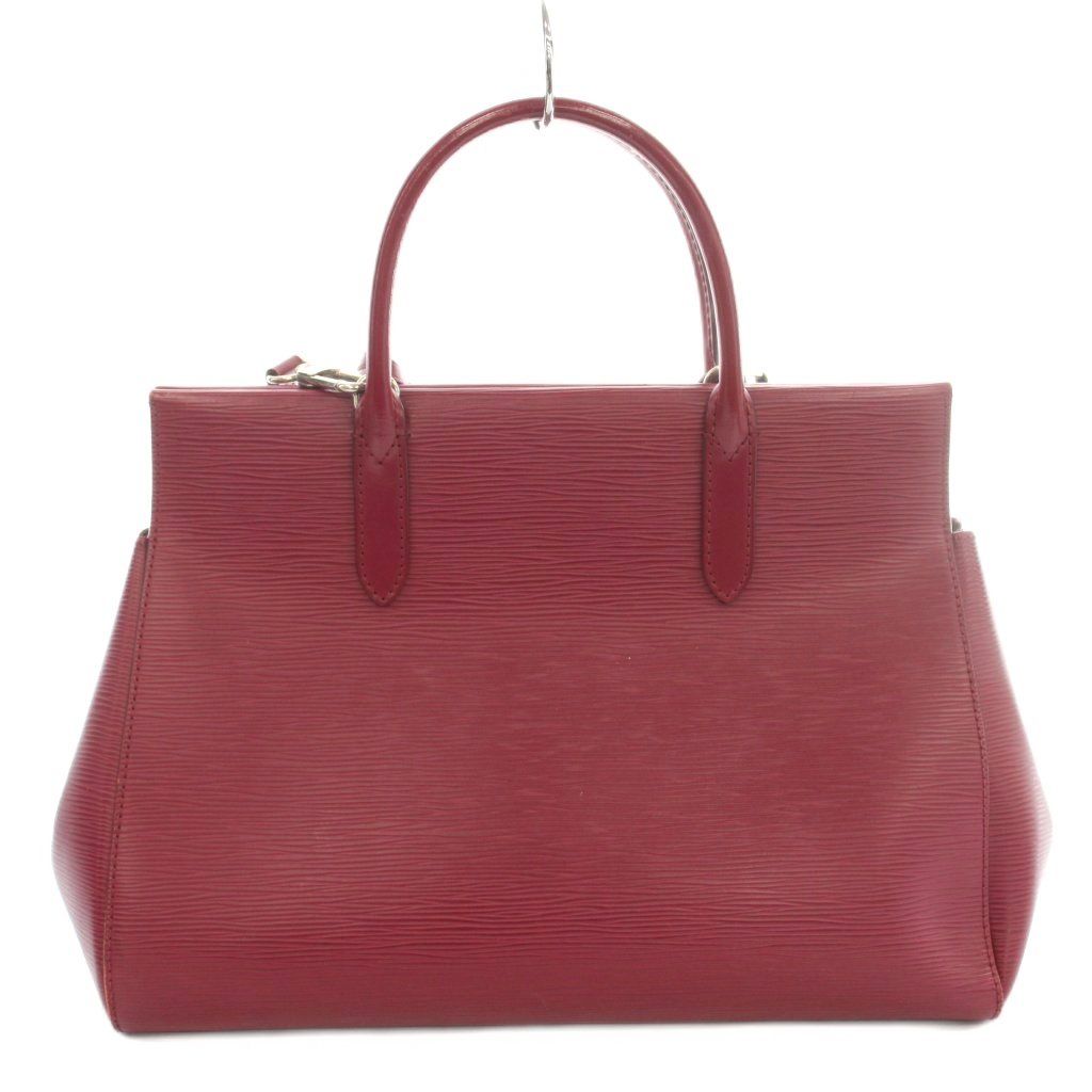 Louis Vuitton Epi Marly MM 2-Way Shoulder Bag Solid Leather Cowhide Logo Fuchsia — view 3