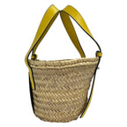 Loewe Tote Basket Small Beige Yellow Leather — view 4