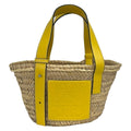 Loewe Tote Basket Small Beige Yellow Leather